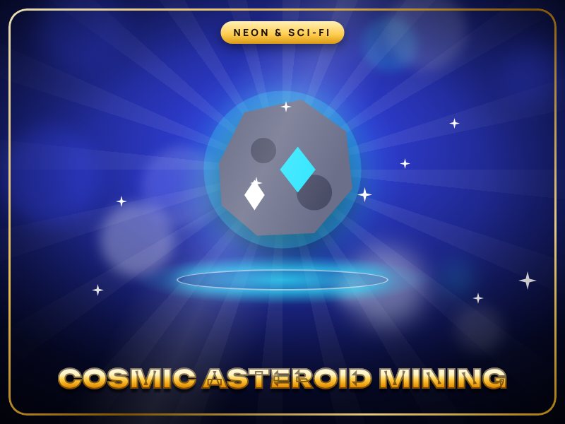 Cosmic Asteroid Mining game artwork